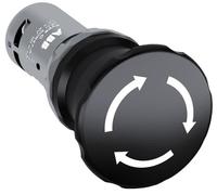 Fungal safety button 40mm 1Z+1R - 1Z - 1R 24 ... 300 V black 1SFA619550R1076