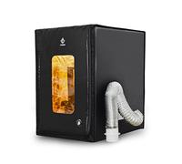 FUNGDO Multifunctional 3D Printer Enclosure kit 3D Printer Tent Fume Extractor Smoker Absorber Ventilate Resin Smell Filament Odor Warmer Filament Dryer Dust Cover Waterproof Reduce Noise(Small)