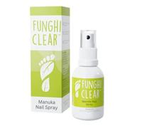 FunghiClear Anti-Fungal Spray 50ml - Natural Fungal Nail Treatment With Manuka Oil - Supports Healthy Nail Regrowth - Easy Multi-Angle Application (1 Pack)