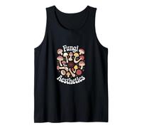 Fungi Aesthetics - Retro Mushroom Circle Tank Top