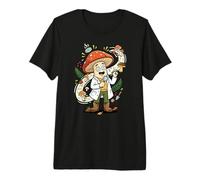 Fungi Curious Boletus Exaggeratus Naturalist Whimsical Premium T-Shirt