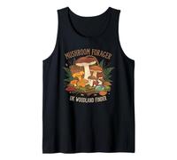 Fungi Enthusiast British Mushroom Forager UK Woodland Tank Top