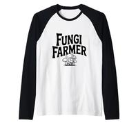 Fungi Farmer Fun for Mushroom Lovers and Cultivators Raglan Baseball Tee