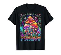 Fungi Fun Guy Retro Funguy Mushroom Psychedelic Forest T-Shirt