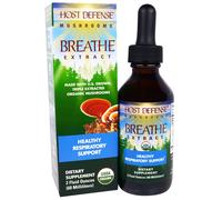 Fungi Perfecti, Host Defense Mushrooms, Breathe Extract, Healthy Respiratory Support, 2 fl oz (60 ml)