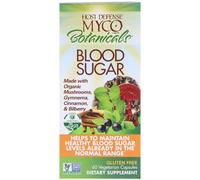 Fungi Perfecti, Host Defense, MycoBotanicals, Blood Sugar, 60 Vegetarian Capsules