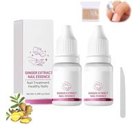 FungiGone nail treatment, Fungal Nail Care Extra Strong Toe, Nail Repair Growth Treatment Nail Softener For Toenail And Fingernail, Nail Treatment for Toenails, Ginger Extract Nail Essence (2pc)