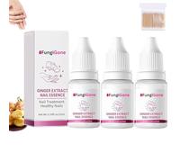 Fungigone Nail Treatment, Fungi Gone Nail Treatment Toe, Fungigone Nail Fungus Removal, Fungigone Ginger Essence Treatment, for Toenail & Fingernail Care (3PCS)