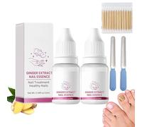 Fungigone Nail Treatment, Fungigone Nail Fungus Removal, Fungigone Ginger Nail Essence, Fungi Gone Nail Treatment for Toenail & Fingernail Care, Supports Healthy Nail Growth (2 Pcs)