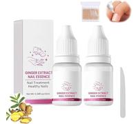FungiGone Nail treatment, Fungigone Nail Fungus Removal,Fungigone Ginger Nail Essence,Nail Repair Growth Treatment Nail Softener for Thick Toenails Toe and Finger Nail Solution (2pcs)