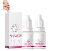 FungiGone Nail Treatment,Ginger Nail Essence,Strong Toe, Nail Repair Growth Treatment Nail Softener for Toe (2PCS)