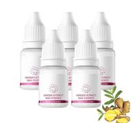 FungiGone Nail Treatment,Ginger Nail Essence,Strong Toe, Natural Nail RepairSerum for Moisturizing Care, Nail Softener for Thick Toenails Toe and Finger Nail Solution (5)