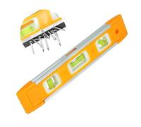 FungSun 230 mm Spirit Level Shock Proof Level Tool Magnet Torpedo Level Base | 3 Bubbles 45° 90° 180