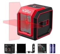 Funguard Laser Level with Self-Leveling& Manual Mode Horizontal and Vertical Lazer Level with 360°Magnetic Bracket, 2xAA Batteries for Construction Home Decoration DIY etc. (Red)