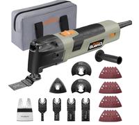 Funguard Oscillating Multi Tool 300W, 6 Variable Speeds 22000 OPM Electric Saw with 3.5°Oscillation Angle, Quick Change Blade System,30pcs Accessories for Cutting, Sanding, Grinding, Scraping