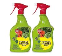 Fungus Fighter Plus, Broad Spectrum Plant Fungus Control Solution, Fast-Acting Formula to Protect Flowers, Vegetables & Garden Plants from Fungal Diseases (Pack of 2)