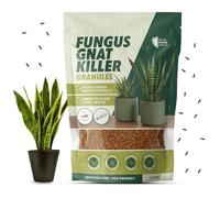Fungus Gnat Control Granules for Indoor Plants | Natural Diatomaceous Earth Soil Topper | Breaks Gnat Life Cycle & Prevents Larvae | Pesticide-Free, Fungus Gnat Killer Spray Alternative | 1L