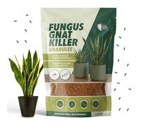 Fungus Gnat Control Granules for Indoor Plants | Natural Diatomaceous Earth Soil Topper | Breaks Gnat Life Cycle & Prevents Larvae | Pesticide-Free, Fungus Gnat Killer Spray Alternative | 2L