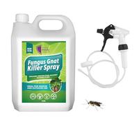 Fungus Gnat Killer Spray 2.5L - Organic Protection for Large Plant Collections - Targets Sciarid Flies, Adults & Larvae - Natural Pest Control for Houseplants, Seedlings & Greenhouses