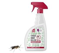 Fungus Gnat Spray 500ml - Plant-Based Gnat Killer for Indoor Plants & Gardens - Controls Fungus Gnats, Fruit Flies & Tiny Plant Flies - Non-Chemical Formula - Houseplant Bug Killer Spray, Ready to Use