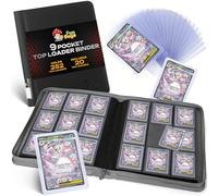 FunGuys Toploader Binder - 252 Card 9-Pocket Trading Card Binder Storage Folder for Yu-Gi-Oh, MTG, TCG, Sports and Collectible Cards