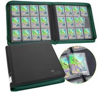 FunGuys Toploader Binder - 384 Pocket Trading Card Storage for Yugioh, MTG & TCG Cards