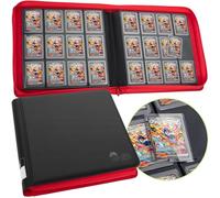 FunGuys Toploader Binder - 384 Pocket Trading Card Storage for Yugioh, MTG, TCG Cards