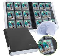 FunGuys Toploader Binder, Trading Card Binder Storage, 252 9 Pocket Top Loader Pokemon Binder, Card Collection for Yugioh, MTG, TCG, Card Folders for Trading Cards
