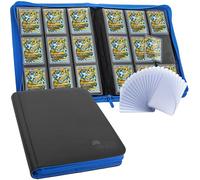 FunGuys Toploader Binder, Trading Card Binder Storage, 252 9 Pocket Top Loader Pokemon Binder, Card Collection for Yugioh, MTG, TCG, Card Folders for Trading Cards