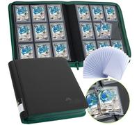 FunGuys Toploader Binder, Trading Card Binder Storage, 252 9 Pocket Top Loader Pokemon Binder, Card Collection for Yugioh, MTG, TCG, Card Folders for Trading Cards