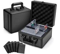 FunGuys Toploader Storage Box, Sports Card Storage Case, Top Loader Card Storage Boxes, Trading Card Case Holds 400+ Card, One Touch Holder