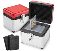 FunGuys Toploader Storage Box, Sports Card Storage Case, Top Loader Card Storage, Top Loader Storage Boxes, Trading Card Case Holds 70+ Card, One Touch Card Holder