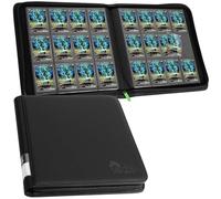 FunGuys Trading Card Binder, 12 Pocket, 720 Side Loading Sports Card Collection Binder for Yugioh, MTG, TCG