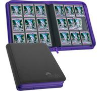 FunGuys Trading Card Binder, 9 Pocket, 504 Side Loading Sports Card Binder, Card Collection for Yugioh Card, MTG, TCG Book Holder