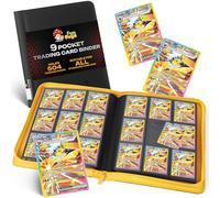 FunGuys Trading Card Binder, 9 Pocket, 504 Side Loading Sports Card Binder, Card Collection for Yugioh Card, MTG, TCG Book Holder