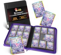 FunGuys Trading Card Binder, 9 Pocket, 504 Side Loading Sports Card Binder, Card Collection for Yugioh Card, MTG, TCG Book Holder