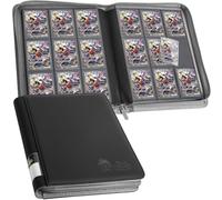 FunGuys Trading Card Binder, 9 Pocket, 504 Side Loading Sports Card Collection Binder for Yugioh, MTG, TCG