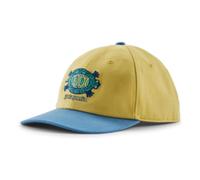 Funhoggers Island Turtle organic cotton cap Yellow one size