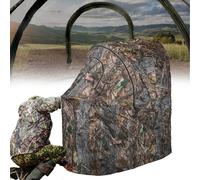 FUNHORUN Hunting Blind Chair Blind, See Through Ground Blind for Deer Hunting, Portable 1 Person Pop-up Hunting Deer Blind, Turkey Blind