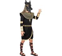 Funidelia | Anubis Costume for man Egypt, Pharaoh, Cultures, Countries - Costume for adults accessory fancy dress & props for Halloween, carnival & parties - Size S - M - Black