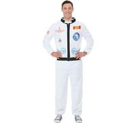 Funidelia | Astronaut Costume for Men and Women Spaceman, Space, Moon, Professions - Costumes for Adults, Accessory Fancy Dress & Props for Halloween, Carnival & Parties - Size XL - White