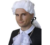 Funidelia | Baroque period wig for man Baroque, French Revolution, 16-17th Century, History - Accessories for adults, costume accessories - White