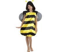 Funidelia | Bee Costume for boys & girls Animals, Insects, Bug, Bees - Costumes for kids, accessory fancy dress & props for Halloween, carnival & parties - Size 7-9 years - Yellow