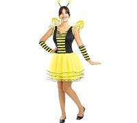 Funidelia | Bee Costume for woman Animals, Insects, Bug, Bees - Costumes for adults, accessory fancy dress & props for Halloween, carnival & parties - Size S - Yellow