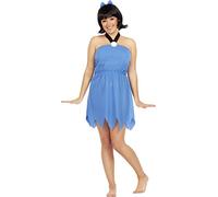 Funidelia | Betty Rubble costume - The Flintstones OFFICIAL for woman size M The Flintstones, Cartoons, Caveman - White - Costumes for adults fancy dress & props for Halloween, carnival & parties