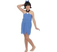 Funidelia Betty Rubble costumes - The Flintstones for girl, Official License, Size 5-6 years The Flintstones, Cartoons - Fancy dress for kids for parties, Carnival and Halloween