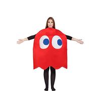 Funidelia | Blinky Ghost Costume - Pac-Man OFFICIAL for men and women Video Games, 80s, Arcade - Costumes for adults, accessory fancy dress & props for Halloween, carnival & parties - One Size - Red