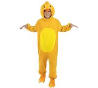Funidelia | Chick Costume for men and women Animals, Chicken, Rooster, Chick - Costume for adults accessory fancy dress & props for Halloween, carnival & parties - Size S - M - Yellow