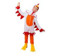 Funidelia | Chicken Costume for boys & girls Animals, Chicken, Rooster, Chick - Costumes for kids, accessory fancy dress & props for Halloween, carnival & parties - Size 10-12 years - White