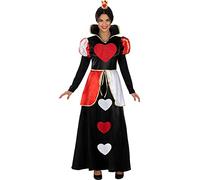 Funidelia | Classic Queen of Hearts Costume for woman Alice In Wonderland - Costume for adults accessory fancy dress & props for Halloween, carnival & parties - Size M - Red